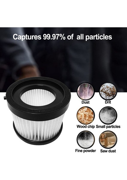 DCV501HB 20V Akülü El Süpürgesi Için 2 Adet Hepa Yedek Filtre, Siyah Contalı, Parça DCV5011H (Yurt Dışından) indirimleri