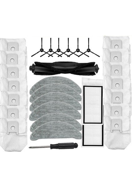 Eve Plus Toz Torbaları Aksesuarları Filtre Ana Yan Paspas Bezi Yedek Robotlu Süpürge Yedek Parçaları (Yurt Dışından) fiyatları