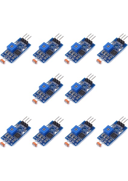 5mm Işığa Duyarlı Sensör Modülü Sensör Modülü Dijital Işık Algılama LM393 3 Pin (Yurt Dışından)