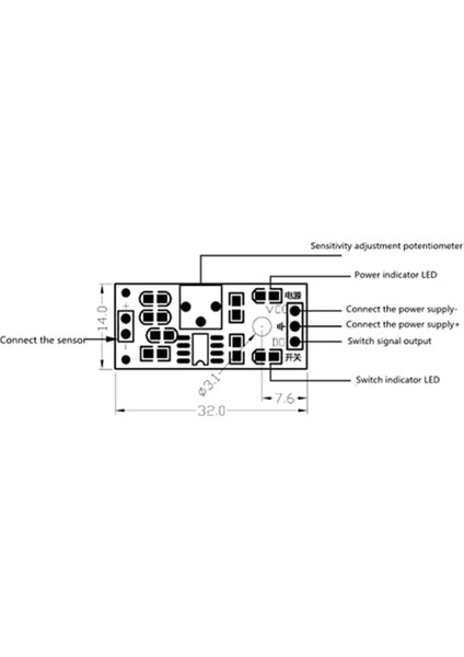 5mm Işığa Duyarlı Sensör Modülü Sensör Modülü Dijital Işık Algılama LM393 3 Pin (Yurt Dışından) fırsatları