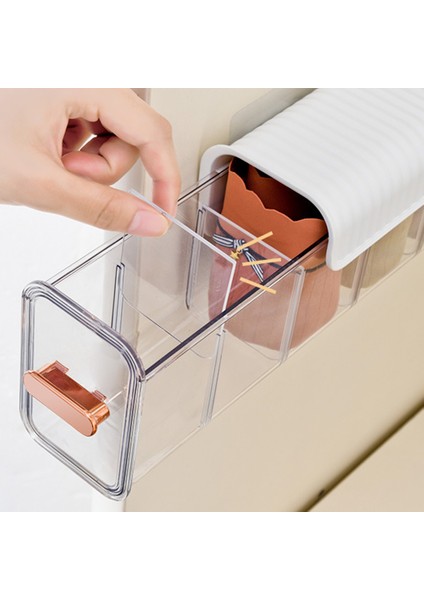 Duvara Monte Saklama Kutusu Iç Külot Çorap Veri Kablosu Dolap Organizatör Çok Fonksiyonlu 6 Izgaralar Şeffaf Yeşil (Yurt Dışından) fırsatları