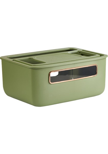 Kablosuz Wıfı Yönlendirici Kutusu Masaüstü Soket Kablo Priz Tel Sepet Depolama Organizatör Kutusu Ev Yatak Odası Için S (Yurt Dışından)