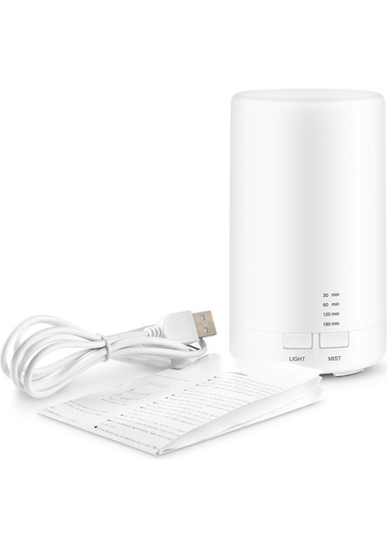 7 Renk Gece Lambası USB Şarj Hava Ultrasonik Nemlendirici Aromaterapi Uçucu Yağ Difüzörü Ev Araba Ofis Için (Yurt Dışından)