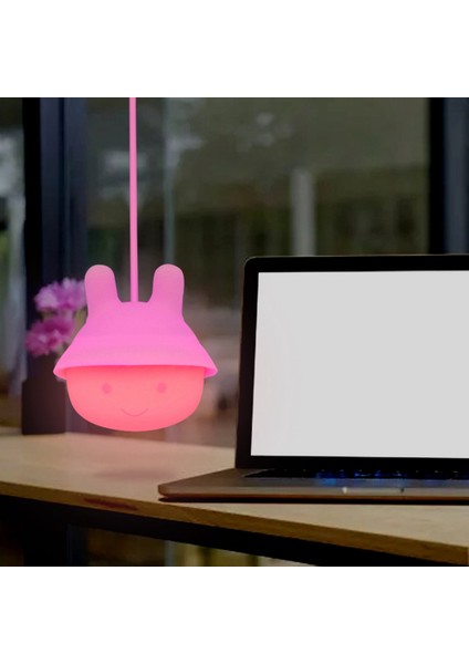 Gece Lambası Asılı Renk Değiştiren LED Silikon Işıklar Uzaktan USB ile Şarj Edilebilir Gece Lambaları Çocuk Çocuklar Için (Yurt Dışından) modelleri