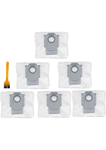 7 Adet Toz Torbası Aksesuarları T8 G10S G10S Pro Robotlu Süpürge Yedek Parça Temizleme Fırçası Toz Torbası (Yurt Dışından)
