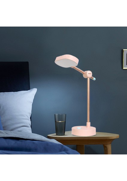 Şarj Edilebilir LED Yurt Çalışma Okuma Lambası Basın Katlanır Kitap Lambası Öğrenci Göz Koruması Masa Lambası, Pembe (Yurt Dışından) modelleri
