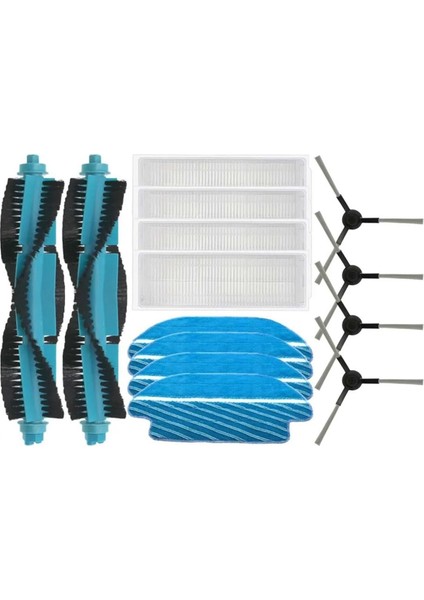 M6 Pro Için, Robot Süpürge, Yedek Yedek Parça Aksesuarları, Ana Yan Fırça Hepa Filtreli Mop Pedleri (Yurt Dışından)