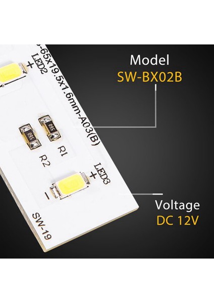 2pcs SW-BX02B Buzdolabı Yedek LED Işık Kartı ZBE2350HCA Işık Çubuğu SW-BX02B (Yurt Dışından) indirimleri