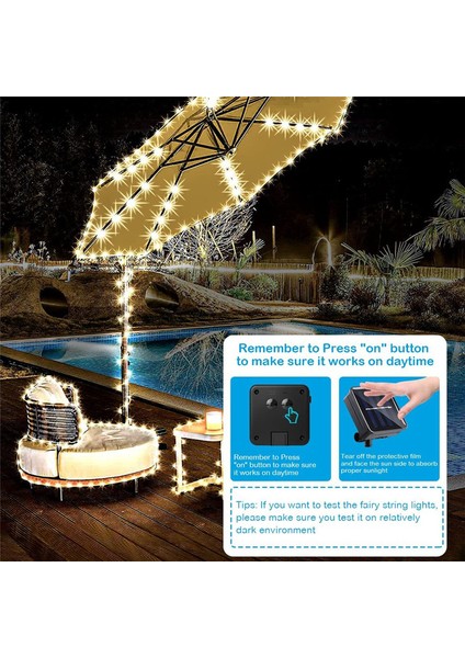 200LED Güneş Peri Dize Işıklar Açık, 20M Ekstra Uzun IP65 Su Geçirmez 8 Modu LED Güneş Noel Peri Işık Çok Renkli (Yurt Dışından) modelleri