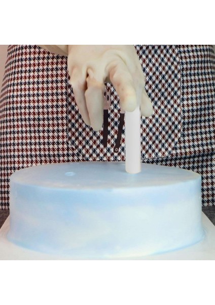 Katmanlı Kek Yapımı ve Istifleme Için 50 Parça Plastik Beyaz Kek Dübel Çubukları (0,4 Inç Çap 9,5 Inç Uzunluk) (Yurt Dışından) modelleri