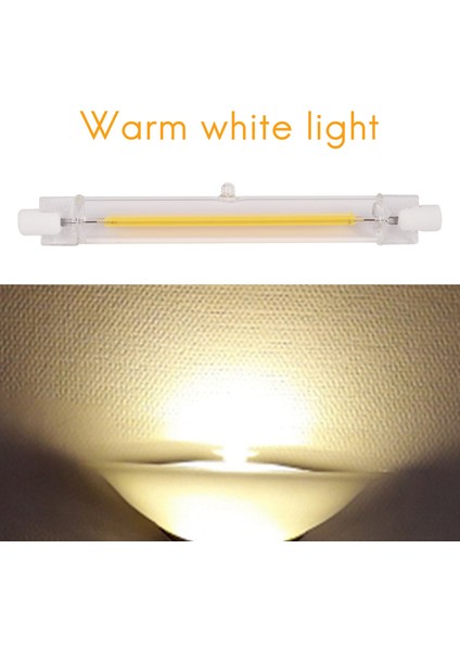 Kısılabilir R7S LED Cob 10W 118MM LED Ampuller Halojen Lambayı Değiştirin-Sıcak Beyaz Işık 220V (Yurt Dışından) modelleri