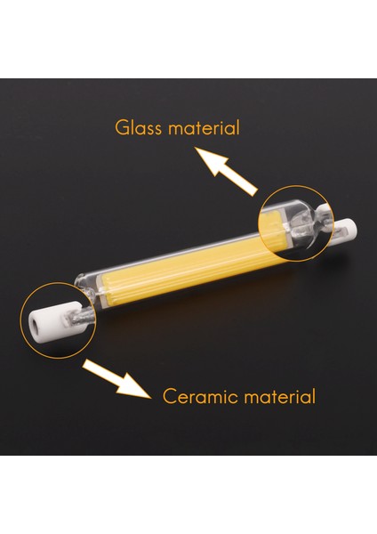 Kısılabilir R7S LED Cob 10W 118MM LED Ampuller Halojen Lambayı Değiştirin-Sıcak Beyaz Işık 220V (Yurt Dışından) fırsatları