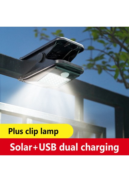 72LED Güneş Klip Işık IP65 Su Geçirmez Insan Vücudu Sensörü Duvar Lambası Bahçe Işıkları Açık Bahçe ve Teras Sıcak (Yurt Dışından)