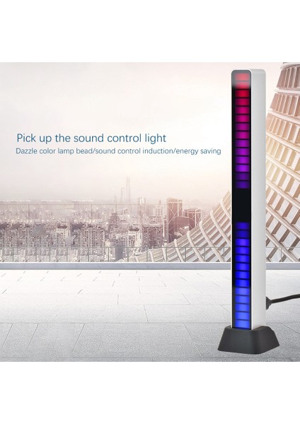 Rgb Ses Kontrolü Pikap Ritim Işığı Sesle Etkinleşen Pikap Ritim Işığı, 32 Bit Müzik ile Renkli LED Şerit Işığı (Yurt Dışından) fırsatları