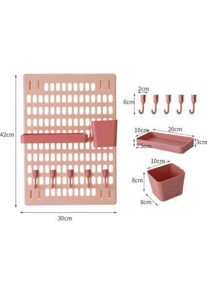 Mutfak Banyo Duvar Rafı Dekor Asılı Depolama Kanca Raf Rafları Dolap Organizatör Depolama Raf Beyaz + Gri (Yurt Dışından) modelleri