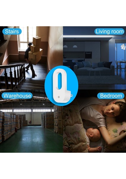 LED Gece Lambası Süper Akıllı Alacakaranlık Şafak Sensörü Gece Işıkları Yatak Odası Için Uygun Kompakt Gece Lambası Ab Tak 4 Adet (Yurt Dışından)