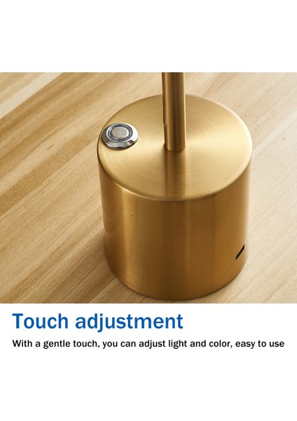 Iskandinav Masa Lambası LED Dokunmatik Masa Lambası Bar Otel Cafe Dekorasyon Masa Lambası USB Şarj Gece Lambası Gümüş (Yurt Dışından) fırsatları