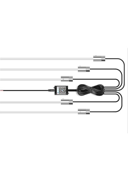 Gs-A5 Fiber Optik Atmosfer Ortam Işığı Bir Beş Bluetooth Kablosuz Bluetooth App Kontrolü (Yurt Dışından) fiyatları