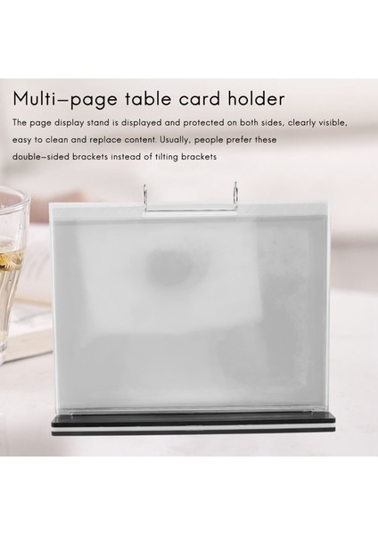 A4 Döner Masa Menü Standı Çok Sayfalı Masa Kart Rafı Menü Ekran Standı Menü Tutucu Masa Menüsü Fotoğraf Albümü Resim Çerçevesi (Yurt Dışından) fiyatları