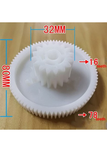 Adet Ev Kıyma Makinesi Plastik Dişliler Yedek S/m/l Dişli Ev Kıyma Makinesi Onarım Parçaları (Yurt Dışından)