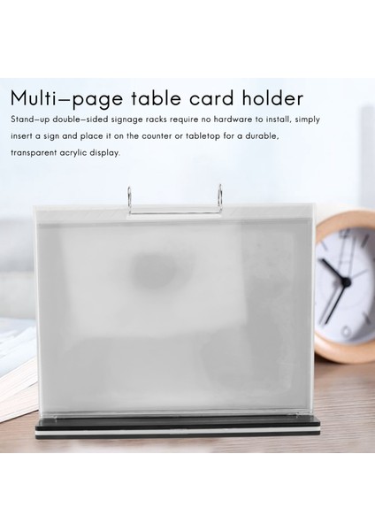 A4 Döner Masa Menü Standı Çok Sayfalı Masa Kart Rafı Menü Ekran Standı Menü Tutucu Masa Menüsü Fotoğraf Albümü Resim Çerçevesi (Yurt Dışından) modelleri