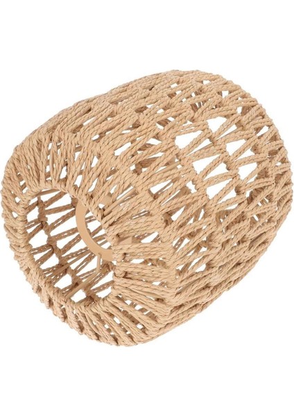 Simüle Rattan Lamba Kapağı El Yapımı Dokuma Avize Vintage Abajur Ev Dekor Asılı Kolye Yatak Odası (Yurt Dışından) modelleri