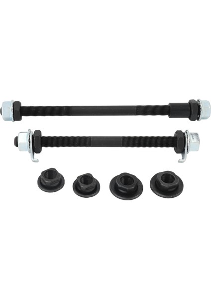 1 Çift Bisiklet Tekerlek Göbeği Aks Ön Arka Çelik Katı Mil Mili Vintage Bmx Yol Şiş 150MM 180MM (Yurt Dışından)
