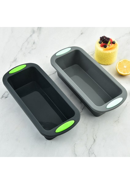 Ekmek, Köfte, Kek Pişirmek Için Silikon Somun Tavası, Kolay Tutma Kolları ile Yapışmaz Yeniden Kullanılabilir (Yurt Dışından) fırsatları