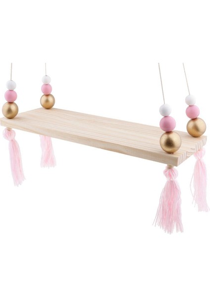 Ahşap Duvar Rafı Asılı Çocuk Iskandinav Tarzı Duvar Çerçevesi - # 3 (Yurt Dışından)