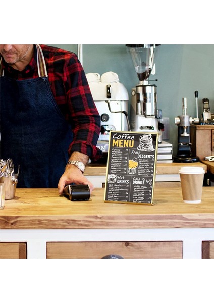 10 Adet Akrilik Altın Çerçeve, Düğün Masa Kartı Restoran Tabelaları Fotoğrafları Için Eğimli Arka Masa Burcu Tutucu (Yurt Dışından) fırsatları