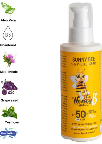 My honey b Sunny Bee 147 ml Güneş Spreyi