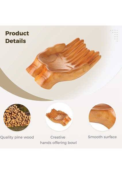 Teşhir Standı, Kristal Taş Hatıra Biblo Ekranı Için Kase Sunan Oymalı Eller, Oymalı El Kristal Teşhir Rafı (Yurt Dışından) modelleri