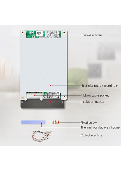Elektrikli Araçlar Için 8s 24V 35A Lron-Lityum Pil Koruma Levhası Scooter Eşitlemeli Bms (Yurt Dışından) fiyatları