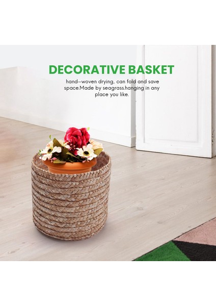 3 Adet/takım El Yapımı Saman Dokuma Depolama Sepeti Kapaklı Aperatif Organizatör Saklama Kutusu Çamaşır Sepetleri Rattan Depolama (Yurt Dışından) indirimleri