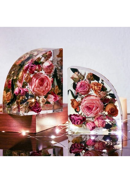 2 Adet Kitap Ayracı Reçine, Kitap Organize Silikon Epoksi Reçine Kitaplar Için, Masaüstü Düzenleyici, Ofis Ev Dekorasyonu (Yurt Dışından) modelleri