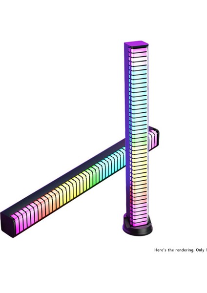 Rgb Ses Kontrolü Işık Çubuğu Kablosuz LED 3D Çift Taraflı Müzik Ritim Lambası Araba Oyun Tv Için Ses Kontrolü Işıkları (Yurt Dışından) fiyatları