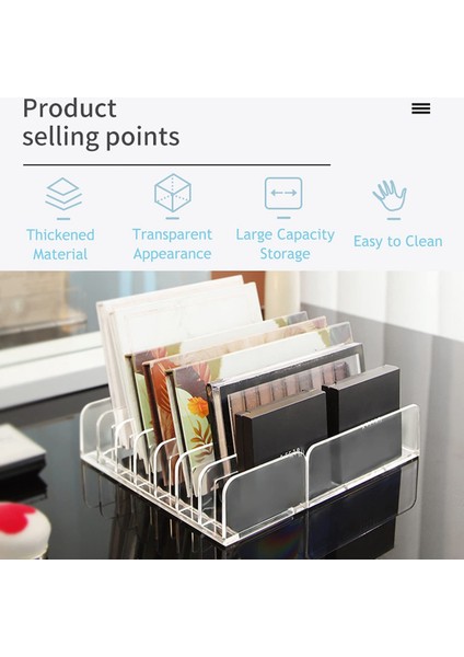 Adet Akrilik Göz Farı Paleti Makyaj Organizatör, 7 Hücreli Kozmetik Depolama, Kozmetik Için Aksesuar Depolama Organizatör (Yurt Dışından) fırsatları