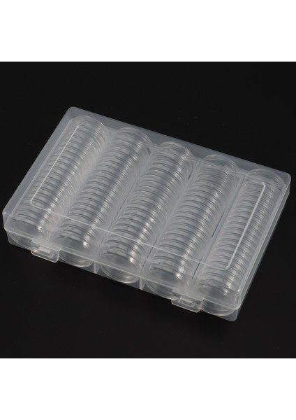 17/20/25/27/30MM Para Tutucu, Köpük Conta ile 100 Adet Gümüş Para Kapsülleri, Para Koleksiyonu Için Profesyonel Para Kutusu (Yurt Dışından) fiyatları