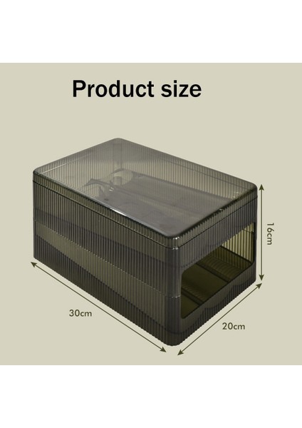 Buzdolabı Için Yuvarlanan Yumurta Tutucu, Çift Yollu 24 Buzdolabı Için Yumurta Düzenleyici Kapaklı Saklama Kutusu B (Yurt Dışından) fiyatları