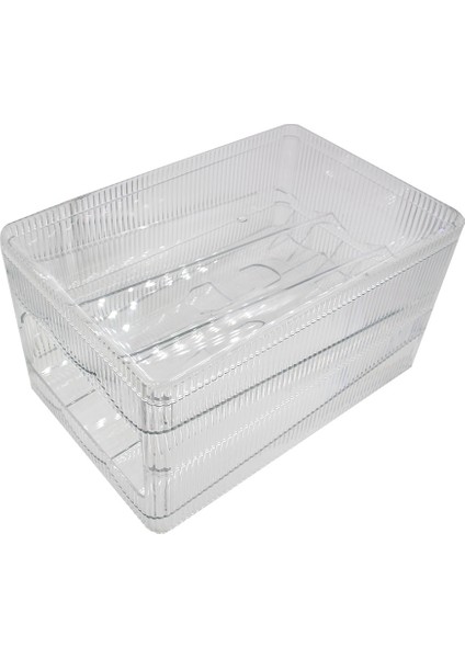 Buzdolabı Için Yuvarlanan Yumurta Tutucu, Çift Yollu 24 Buzdolabı Için Yumurta Düzenleyici Kapaklı Saklama Kutusu B (Yurt Dışından) modelleri