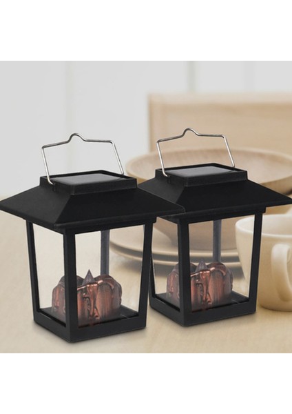 Yard Bahçe LED Retro Titrek Asılı Fener Mum Parlak Yolu Dekorasyon Açık Saray Işık Güneş Lambası (Yurt Dışından) indirimleri