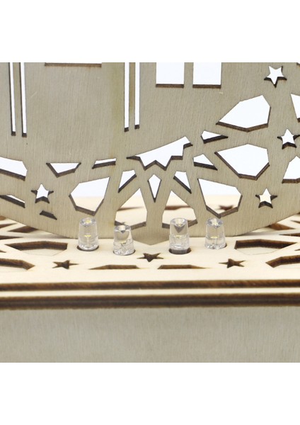 Ahşap Eid Mubarak Ay Yıldız LED Dize Işıklar ile Asılı Kolye Plaka Ramazan Eid Mubarak Ahşap Ay Süsler Parti Malzemeleri A (Yurt Dışından) indirimleri