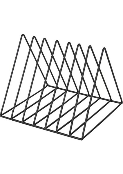 Masaüstü Üçgen Kitap Standı Demir Depolama Rafı, Siyah Masaüstü Kitaplık Organizatör, Masaüstü Kitaplık Modern Kitaplık (Yurt Dışından)