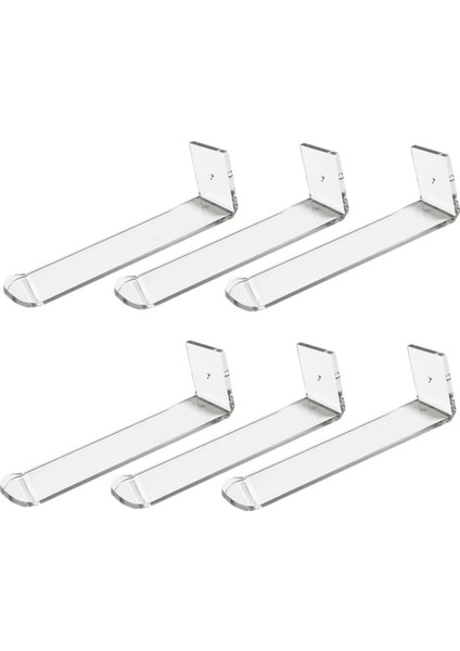 Akrilik Saç Tokası Ekran Standı, 6 Adet Saç Tokası Ekran Standı L-Şekilli Firkete Ekran Tutucu, Saç Tokası Organizatör Standı (Yurt Dışından)