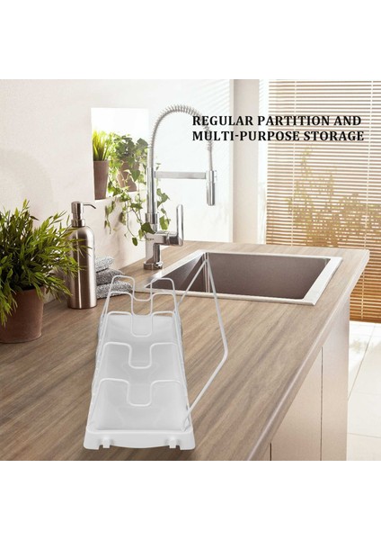 Mutfak Alet Tutucu Zemin Modeli Çok Fonksiyonlu Depolama Kesme Tahtası Raf Kesme Tahtası Çubuk Tüp Tencere Kapağı (Yurt Dışından) indirimleri