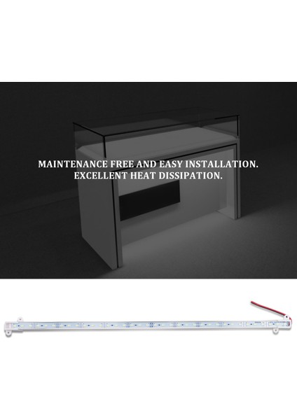 50CM 12V 36 LED 5630 Smd Sert Şerit Bar Işığı Alüminyum Sert Beyaz (Yurt Dışından) indirimleri