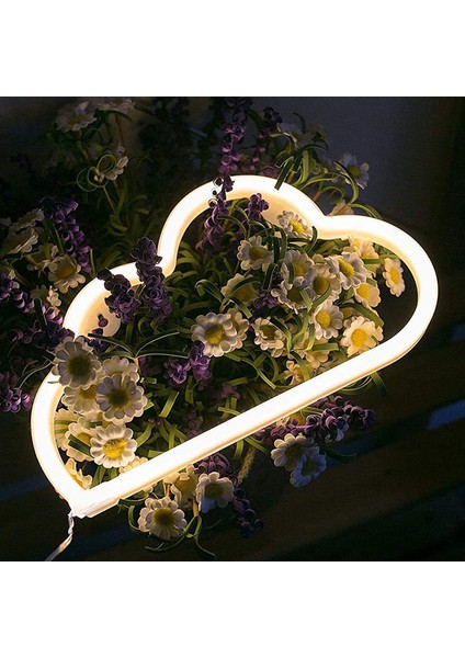 Bulut Şeklinde Neon Işık Sıcak Beyaz, LED Neon Işık, Duvar Dekorasyonuna Uygun Gece Lambası, Çocuk Odası, Bar Vb. (Yurt Dışından) modelleri