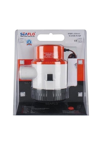 SR12218 Tekne, Yat, Marine Sintine Pompası 24V 3500 Gph modelleri