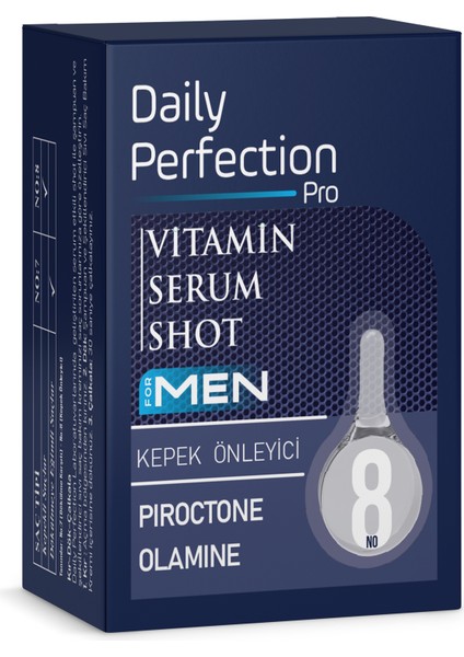 Vitamin For Men Serum Shot No:8 Kepek Önleyici 2 x 6 ml