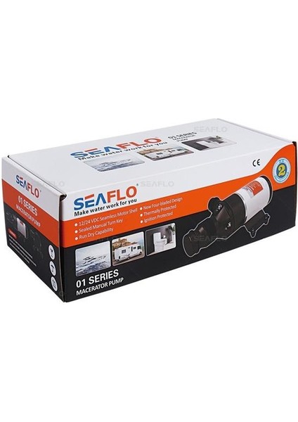 Seaflo SFMP1-120-01 Maceratör Pompası 12 V 45 Lt/dk